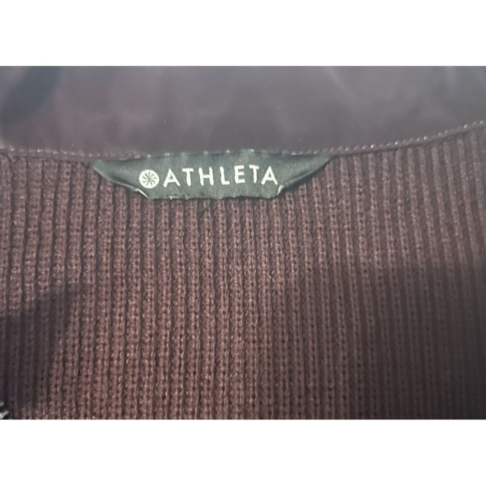 Athleta Vest Womens Sz L Burgundy Puffer Hybrid Hanover Spiced Cabernet - Picture 8 of 9